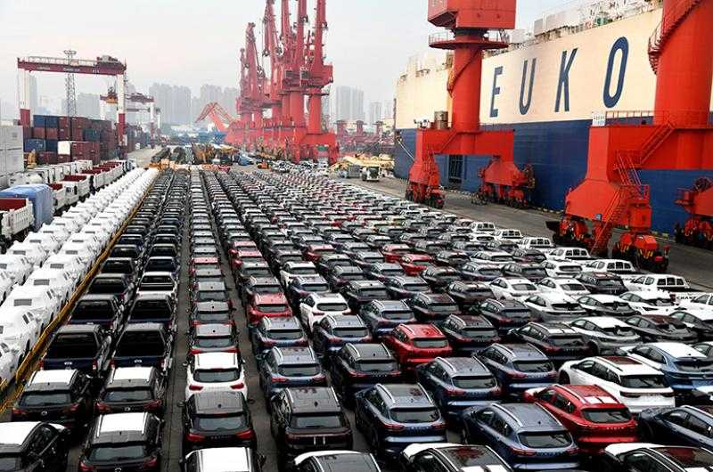 الصين أكبر مصدر للسيارات في العالم خلال عام 2023