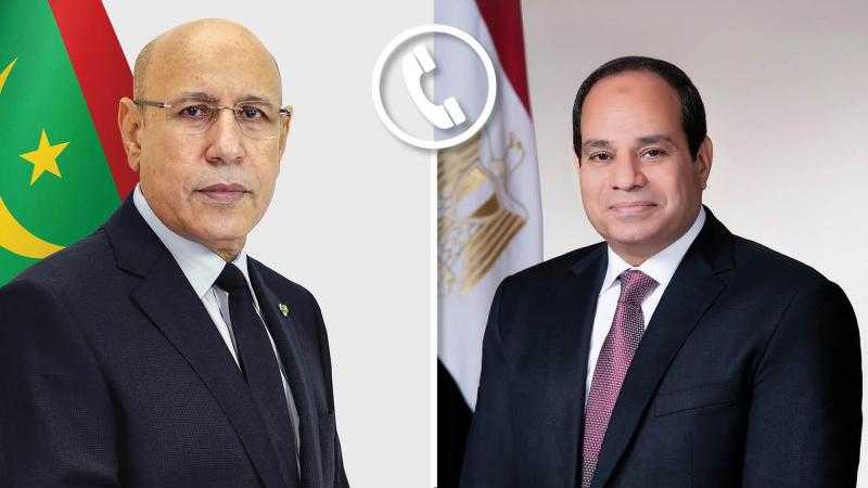 رئيسا مصر وموريتانيا يؤكدان مواصلة فتح آفاق جديدة للتعاون