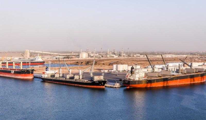 ميناء دمياط يستقبل شحنة قمح روسي لصالح القطاع الخاص