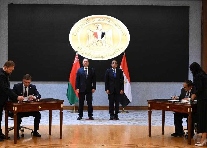 مصر وبيلاروسيا يوقعان اتفاق لتعزيز نظام التجارة المشتركة