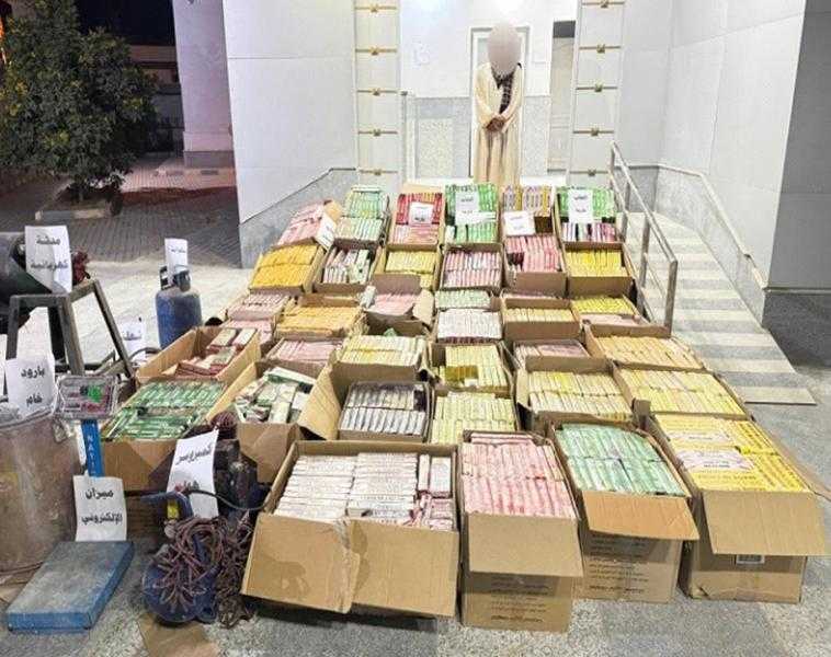ضبط ورشة لتصنيع الألعاب النارية في الفيوم