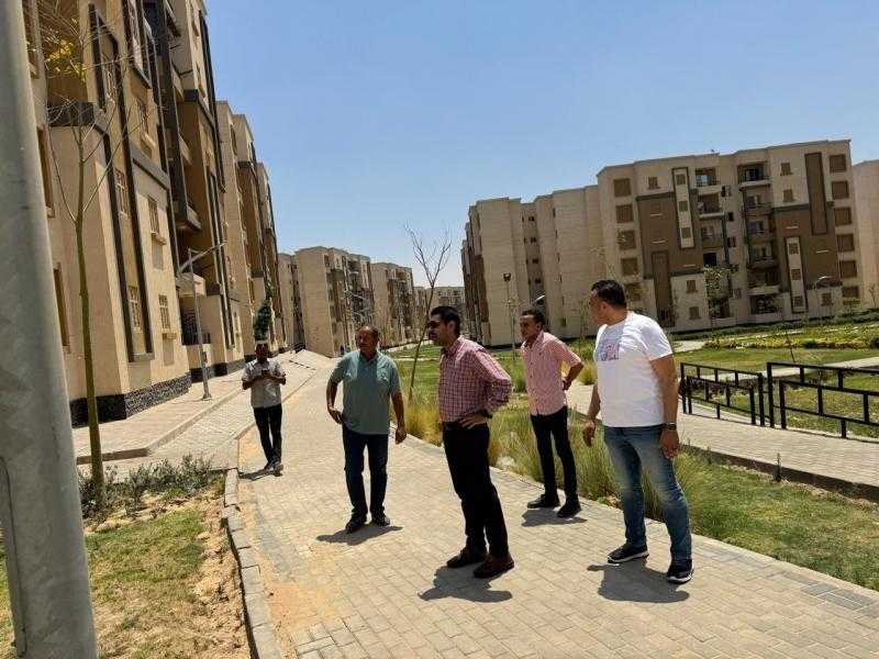 رئيس جهاز العبور الجديدة يتابع سير العمل بالمشروعات الجارى تنفيذها بالمدينة