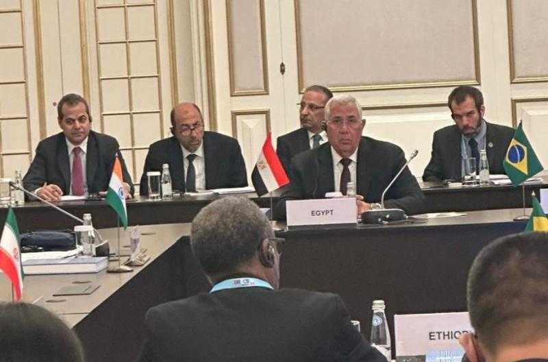 وزير الزراعة يدعو دول ”بريكس” للانضمام لمبادرة مصرية لتمويل برامج التكييف مع التغيرات المناخية