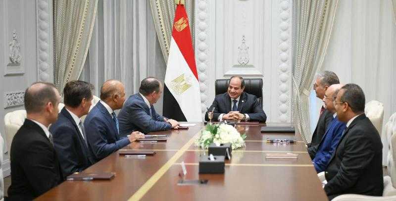 الرئيس السيسي يلتقي رئيس شركة ”أباتشي” الأمريكية للبترول والغاز