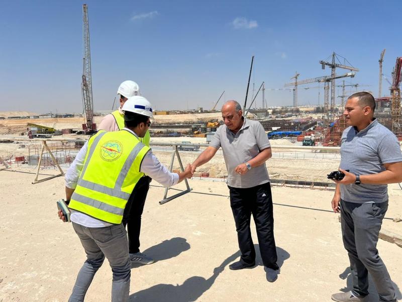 وزير الكهرباء يتابع الموقف التنفيذى لأعمال مشروع محطة الضبعة النووية «صور»