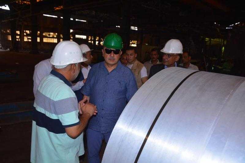وزير قطاع الأعمال يتابع خطة لتطوير شركة لإنتاج الألمونيوم والنحاس بالإسكندرية| صور