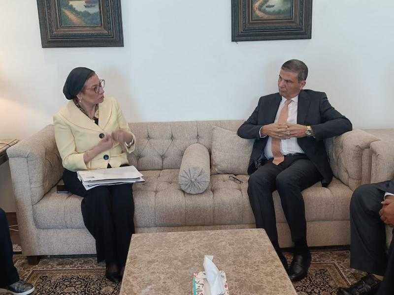 وزيرا الزراعة والبيئة يبحثان جهود الاستفادة من قش الأرز ومواجهة السحابة السوداء