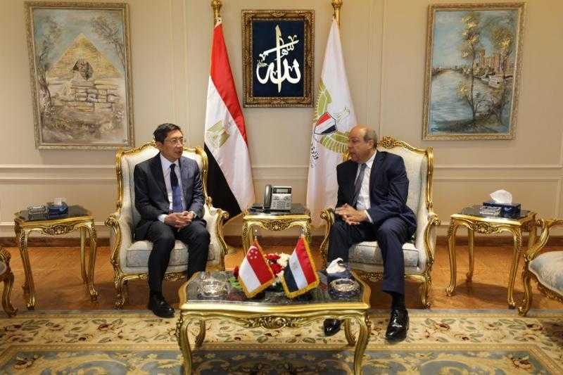 مصر وسنغافورة تبحثان التعاون في مجال الطيران المدني