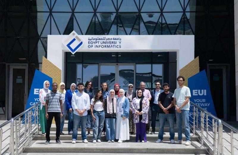 جامعة مصر للمعلوماتية توفد 28 طالباً متفوقاً لاستكمال دراستهم بالخارج
