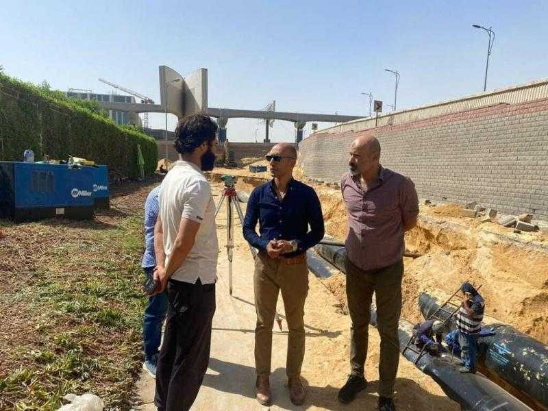 مساعد نائب رئيس هيئة المجتمعات العمرانية يتفقد محطة وروافع مياه الشرب