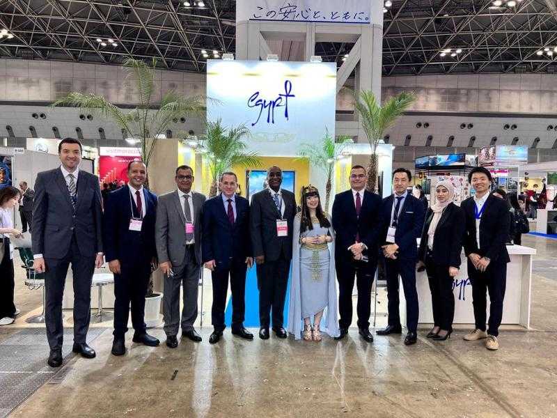 الجناح المصري في معرض اليابان الدولي للسياحة يشهد إقبالًا واسعًا