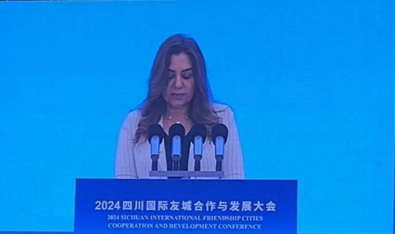 وزيرة التنمية المحلية تشارك فى مؤتمر ”التعاون والتنمية لمدن الصداقة الدولية” بالصين