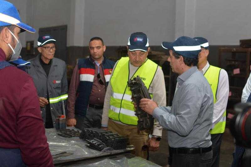 وزير قطاع الأعمال العام يؤكد أهمية تعزيز الإنتاج من اليايات ومهمات وسائل النقل