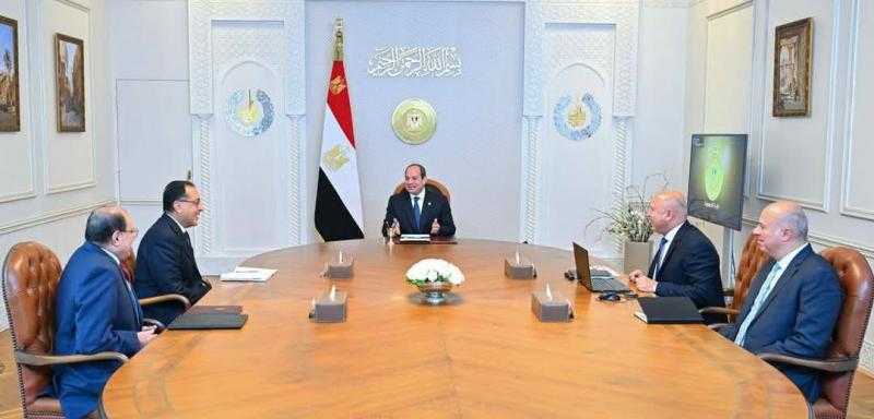 الرئيس السيسي يوجه بتسريع تنفيذ مشروعات إنشاء المحاور اللوجستية التنموية