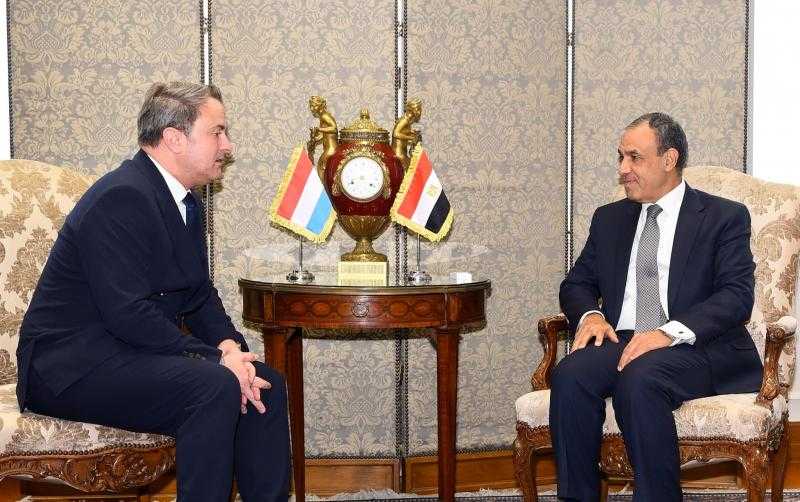مشاورات سياسية بين مصر ولوكسمبورج تناولت الأوضاع الإقليمية والدولية ذات الاهتمام المشترك