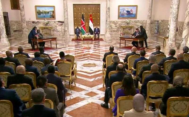 تضم المواني والاستثمار والإسكان.. مصر وكينيا يوقعان عددًا من مذكرات التفاهم| فيديو