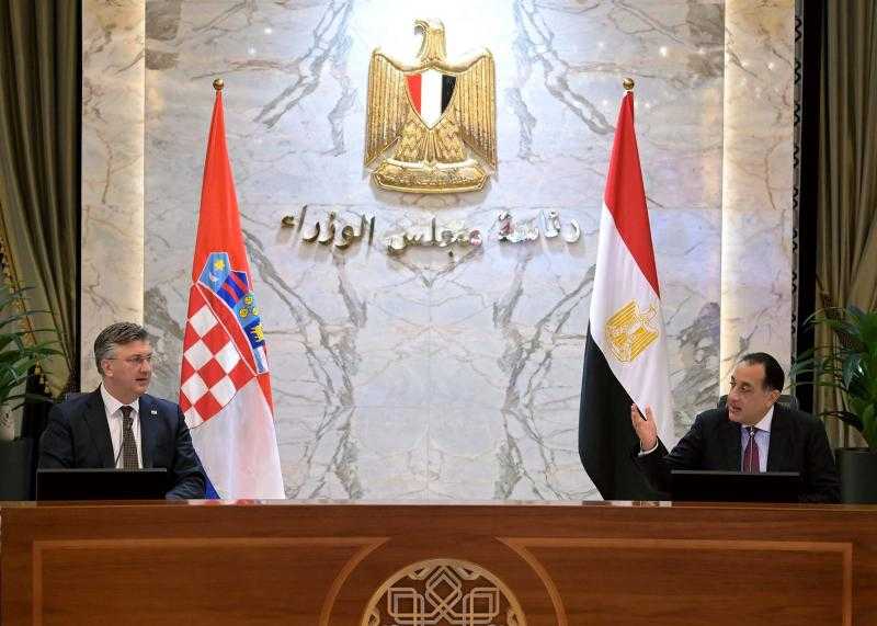 مصر وكرواتيا تبحثان تعزيز التبادل التجاري والتعاون بمجالات الطاقة والبناء والعمالة