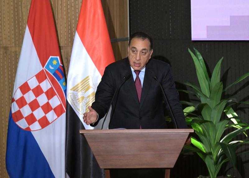 رئيس الوزراء: نستهدف زيادة التبادل التجاري مع كرواتيا إلى مليار دولار