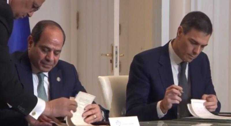مصر وإسبانيا ترفعان العلاقات إلى مستوى الشراكة الاستراتيجية| فيديو