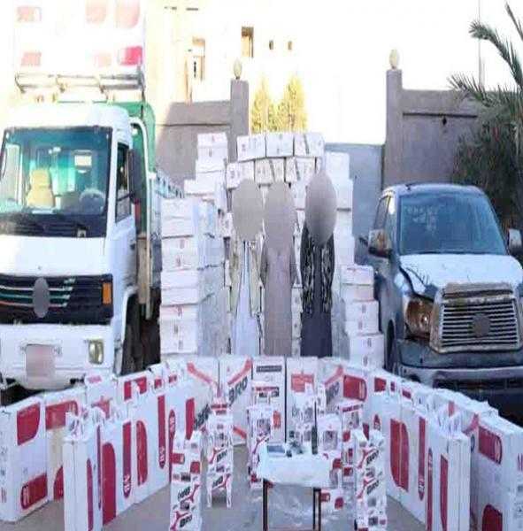 ”الداخلية” تضبط 525 ألف علبة سجائر