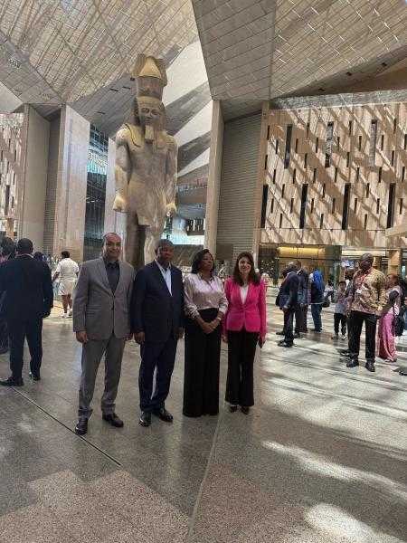 المتحف المصري الكبير يستقبل رئيس جمهورية أنجولا الرئيس الحالي للاتحاد الأفريقي