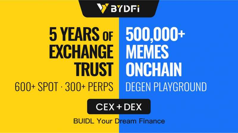 منصة BYDFi مع المحركات المزدوجة CEX+DEX  تقود الاتجاه الجديد في صناعة البورصات