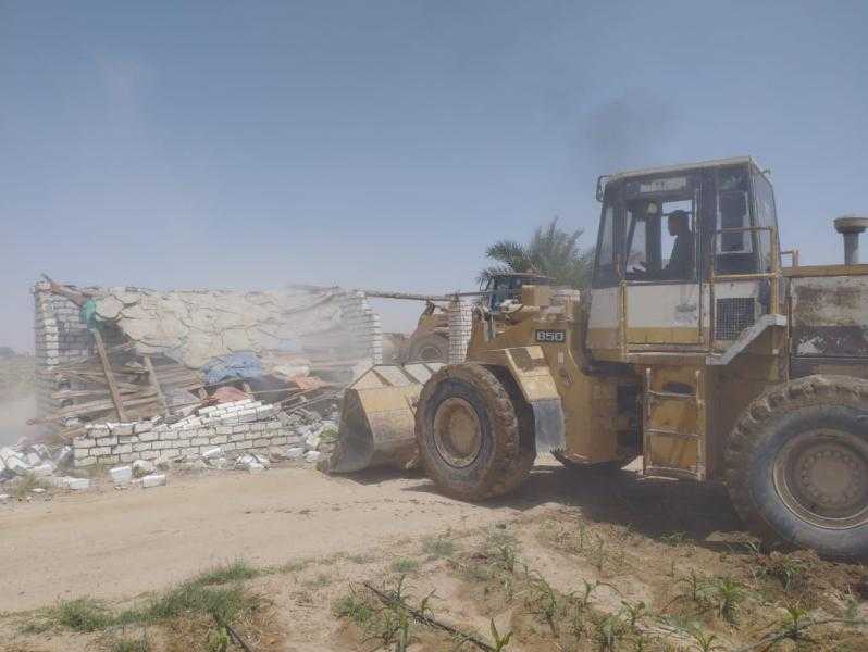 «الإسكان»: إزالة التعديات على مساحة 507 أفدنة بمدينتي بنى سويف والفشن الجديدتين