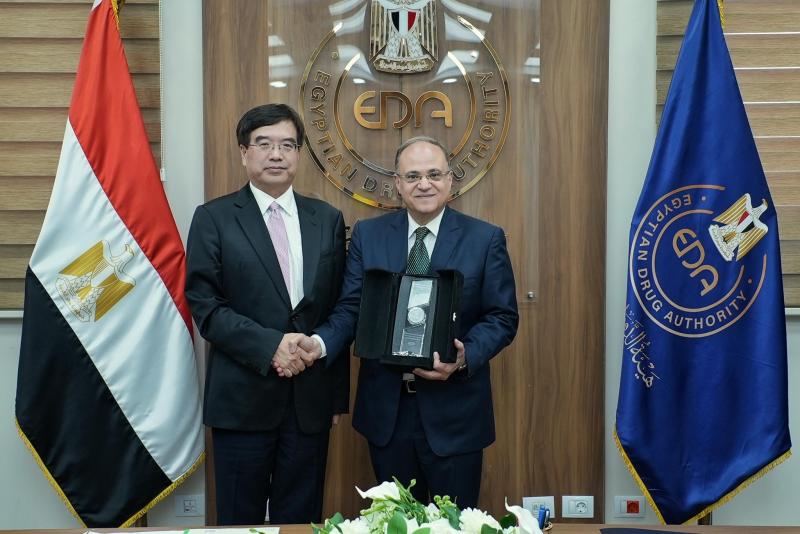 رئيس هيئة الدواء يستقبل وفد الإدارة الوطنية للمنتجات الطبية بجمهورية الصين
