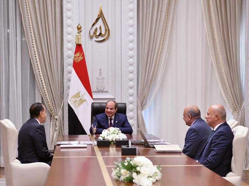 الرئيس السيسي يؤكد على ضرورة تكثيف الجهود الحكومية لجذب الاستثمارات لقطاع الطاقة المتجددة
