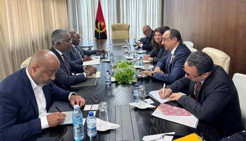 مصر وأنجولا تبحثان مجالات التعاون في النقل والتعدين والطاقة