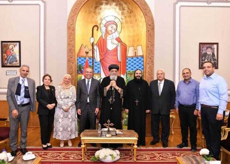 البنك الزراعي: مستعدون للتوسع في تمويل مشروعات الإنتاج الزراعي والحيواني في الأديرة القبطية