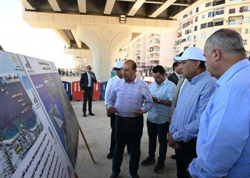 رئيس الوزراء يتفقد أعمال توسعة كورنيش الإسكندرية| صور