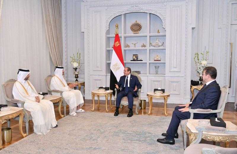 رئيس الوزراء القطري: مهتمون بدعم مشروعات الاستثمار المشترك مع مصر