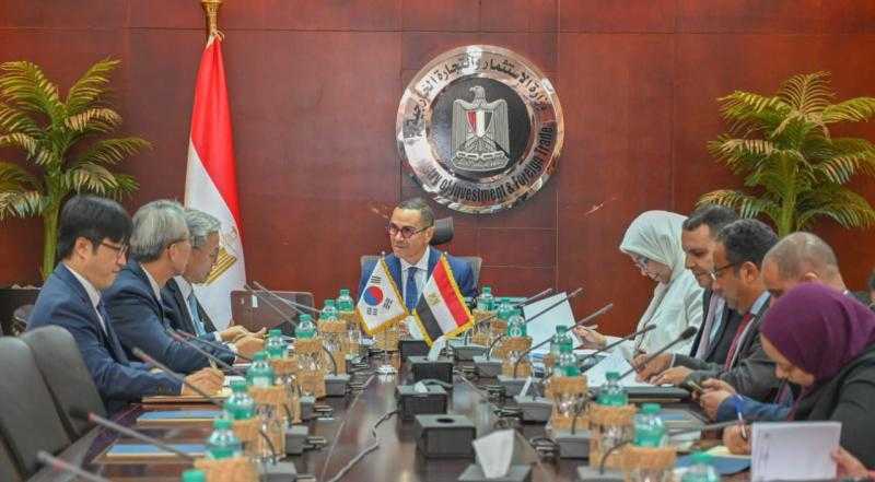 وزير الاستثمار يبحث إمكانيات زيادة الاستثمارات الكورية في السوق المصري