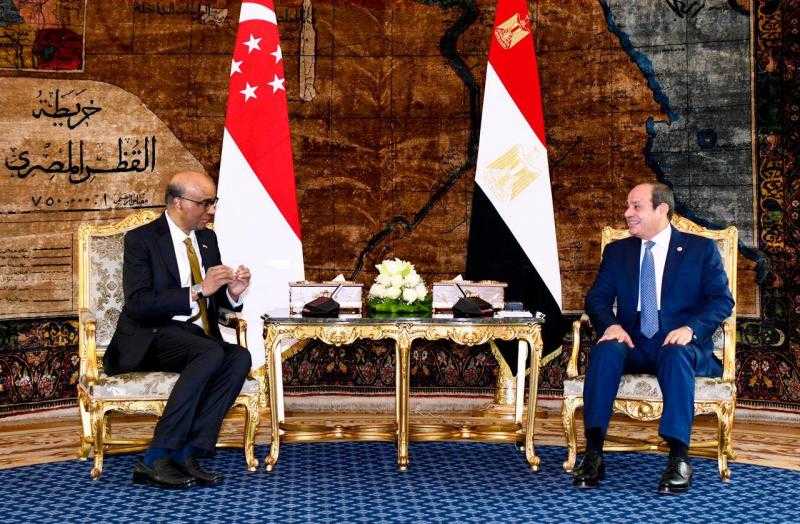 تشمل الزراعة والنقل.. مصر وسنغافورة توقعان عددًا من مذكرات التفاهم بحضور رئيسي البلدين