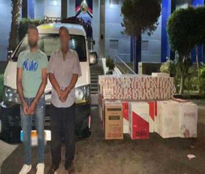 ضبط 43 ألف عبوة سجائر قبل بيعها بالسوق السوداء