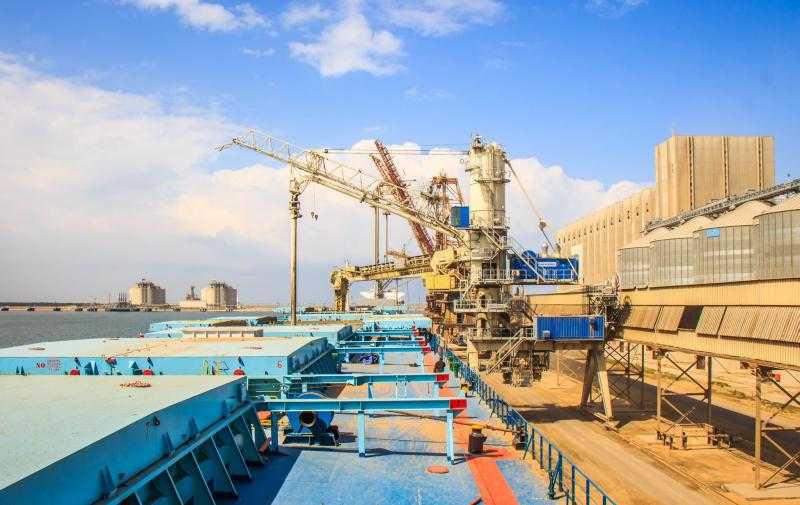 ميناء دمياط يستقبل 65.5 ألف طن قمح روسي لصالح القطاع العام