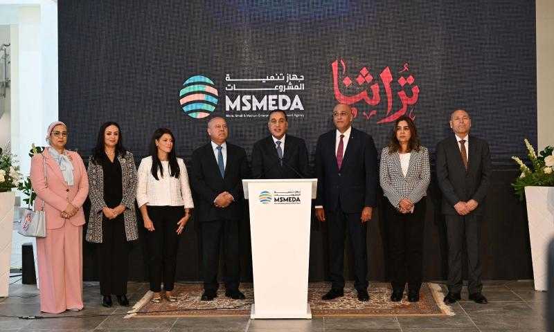 رئيس الوزراء: 15% من العارضين بـ”تراثنا” يُصدرون منتجاتهم.. ونستهدف زيادة الصادرات إلى 600 مليون دولار