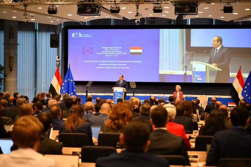 بالأرقام.. الرئيس السيسي: الاتحاد الأوروبي يُعد الشريك التجاري والاستثماري الأول لمصر