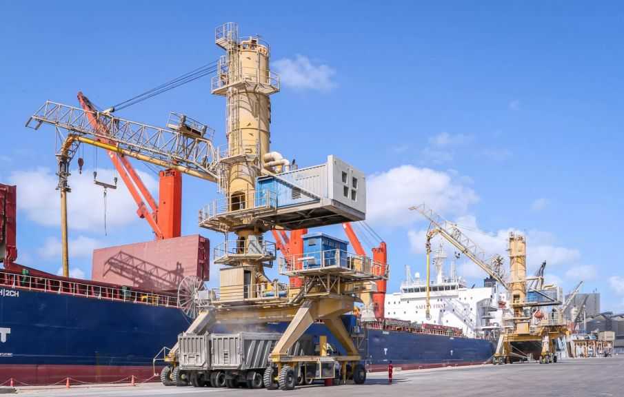 تضم ذرة وفول وزيت.. ميناء دمياط يستقبل 51130 طنًا من البضائع