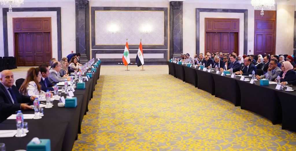 مصر ولبنان تبحثان زيادة التبادل التجاري وتنمية الاستثمارات المشتركة