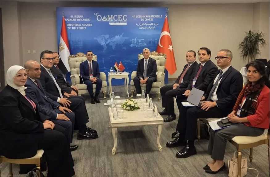 مصر وتركيا تتفقان على تكثيف الجهود لزيادة التبادل التجاري إلى 15 مليار دولار