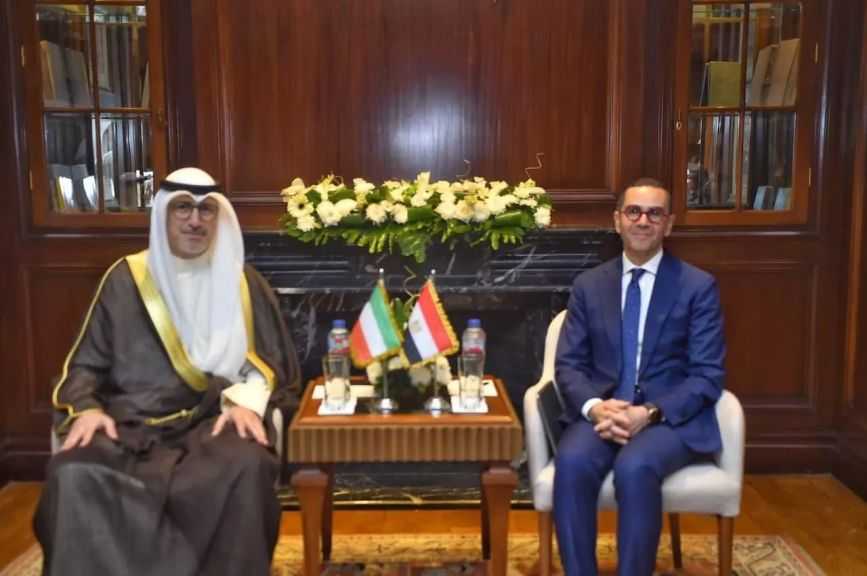 مصر والكويت تبحثان مضاعفة حجم التجارة البينية والاستثمارات المشتركة