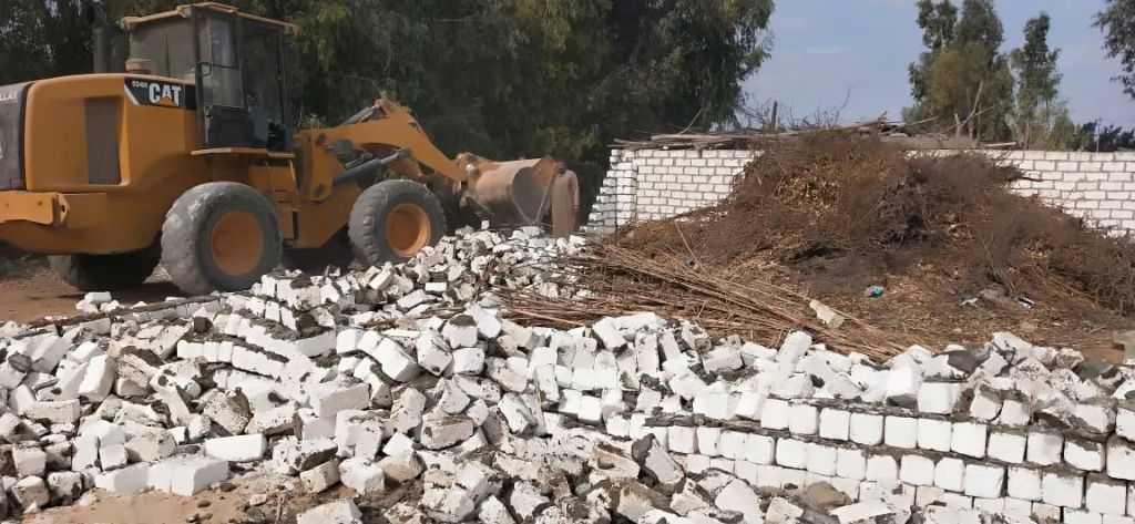 الزراعة: إزالة 22 حالة تعدي على الأراضي خلال أسبوع وتطهير 31 مسقى ومصرف