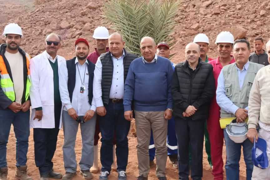 وزير الكهرباء في زيارة ميدانية للمركز الحقلي التابع لهيئة المواد النووية بجنوب سيناء