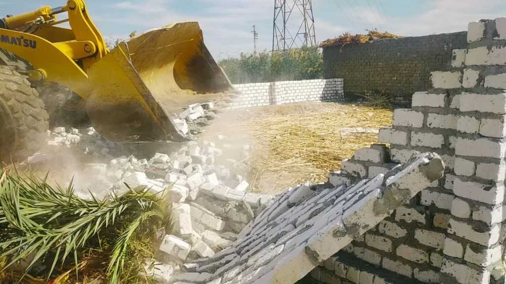 إزالة 412 حالة تعدي على الأراضي الزراعية خلال الأسبوع الماضي