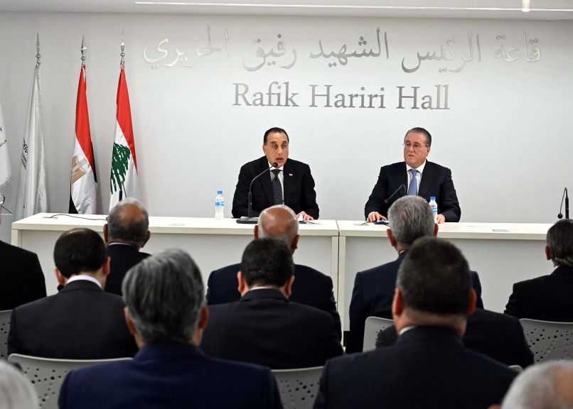 رئيس الوزراء: مصر تنظر إلى لبنان ليس فقط كشريك سياسي بل واقتصادي محوري واستراتيجي