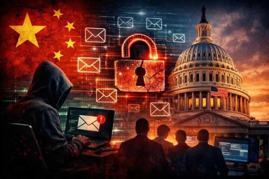 الصين تخترق رسائل البريد الإلكتروني لموظفي الكونجرس الأمريكي