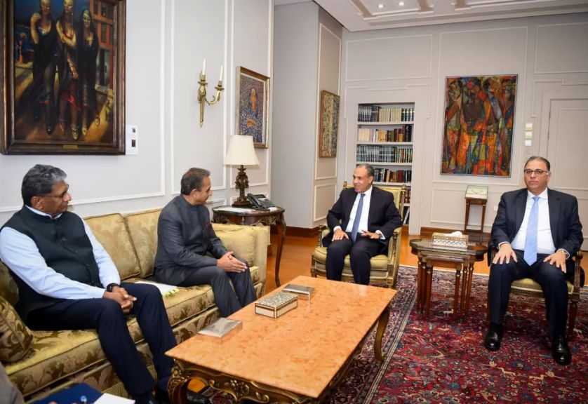 مصر والهند تؤكدان على ضرورة تشكيل مجلس رجال الأعمال وغرفة التجارة المشتركة
