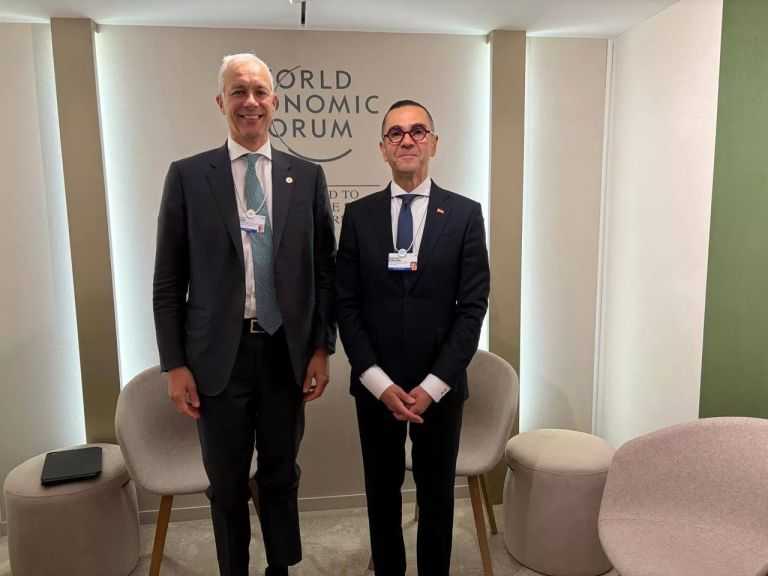 وزير الاستثمار يبحث مع شركتين التعاون بمجالات الطاقة المتجددة والهيدروجين الأخضر وتحلية المياه